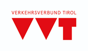 ein rotes Logo mit weißem Text